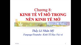 Hướng Dẫn Lý Thuyết Kinh Tế Vĩ Mô Trong Nền Kinh Tế Mở Tỷ Giá Hối Đoái Có Bài Tập Minh Họa [upl. by Aitnuahs]