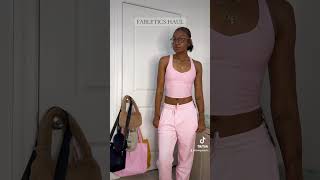 fabletics haul 😍💪🏾 video linked below haul [upl. by Ahsiea]