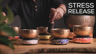 HEALING SLEEP MUSIC  1 Hour Tibetan Singing Bowls  Soothing Frequency Sound Healing [upl. by Nnylecyoj]