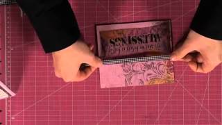 How To Adhere Vellum Without Adhesive Showing [upl. by Kornher759]