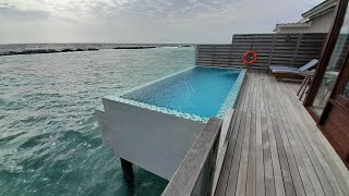 Atmosphere Kanifushi Maldives resort hotel review room tour [upl. by Ym737]