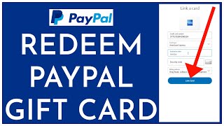 How to Redeem Paypal Gift Card 2021 [upl. by Ykcin]