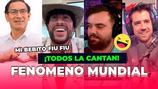 Mi Bebito Fiu Fiu se vuelve un fenomeno mundial Asi lo canta Ibai Bad Bunny y hasta Auronplay [upl. by Yllim353]