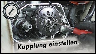 Kupplung einstellen und Reibbeläge wechseln  S51 KR512 SR50 Tutorial [upl. by Ehrsam]