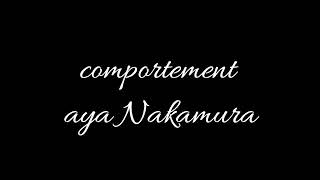 Aya Nakamura Lyrics Comportement [upl. by Egas908]