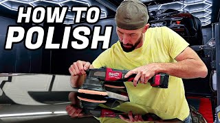 How To Polish A Car For Beginners At Home  Remove Swirls and Scratches  Ceramic Coat [upl. by Rebak859]