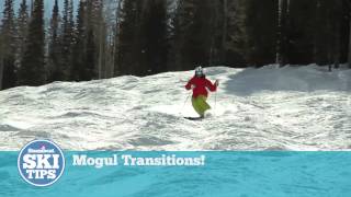 How to Ski Moguls  Turn Transitions  Steamboat Ski Resort Olympian Nelson Carmichael [upl. by Bomke]