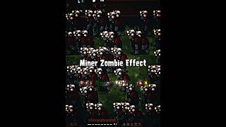 Miner Zombie Effect 💀 [upl. by Sinnel]