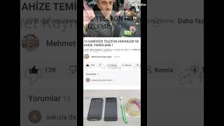 10 SANİYEDE TELEFON HOPARLÖR VE AHİZE TEMİZLEME [upl. by Flint525]