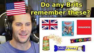 American Reacts to British Childhood Nostalgia [upl. by Aranat27]