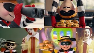 McDonalds Hamburglar Commercials Compilation All McDonaldland Ads Review [upl. by Akiram131]