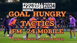 BEST FM 24 MOBILE GOALS SCORING TACTICS 100 league goals per season [upl. by Jehiah581]