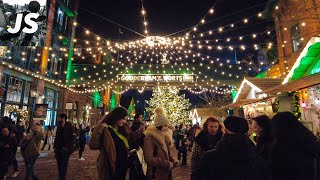 Toronto Winter Village Christmas Market Walk 2022 [upl. by Etterual]