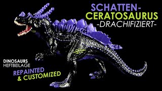 Schleich ® Ceratosaurus  Custom Trash for Beginners  Teil 2  OOAK Schattendrache für Eldrador [upl. by Nahtnhoj]