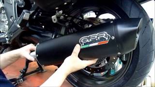 BMW K 1600 GT GTL ISTRUZIONI SCARICO GPR EXHAUST SYSTEM FITTING INSTRUCTIONS [upl. by Annayar160]