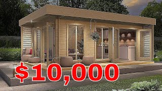 Inside a 10000 Tiny House  Best Tiny House Kits [upl. by Enirroc]