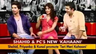 Shahid PC and Kunal promote their Kahaani1 [upl. by Alfie]