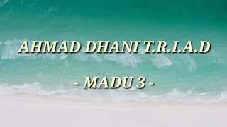 Ahmad Dhani TRIAD  Madu 3 cover lirik lagu [upl. by Aggri]