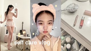 Self Care Vlog Pamper w Me Skincare Routine Favorite Beauty Tips amp Full Day of at Home Spa [upl. by Skiest]