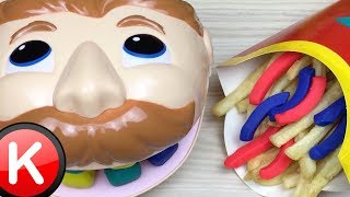 Play Doh Dentist Doctor Drill N Fill Arnold S01E05 Drill and McDonalds French Fries TheKidsLife [upl. by Atenik]