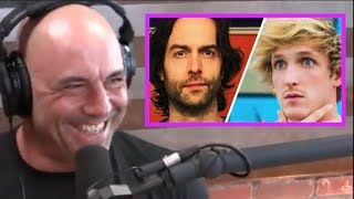 Joe Rogan Reacts to Chris DElia Roasting Logan Paul on Twitter [upl. by Berwick]