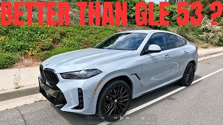 Does 2024 BMW X6 xDrive 40i Offer More Value than Mercedes GLE 53 AMG [upl. by Rednijar]