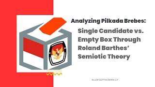 Analyzing Pilkada Brebes Single Candidate vs Empty Box Through Roland Barthes’ Semiotic Theory [upl. by Leahicm586]