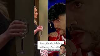 Así reaccionaría Adele a Badbunny a capella😳 adele badbunny edit parody kramer acapella [upl. by Spanjian]