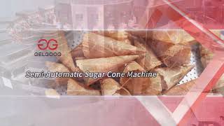 Rolled Sugar Cone Machine [upl. by Nyloj]