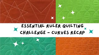 Essential Ruler Quilting Challenge Part Three Curves  Conclusion  WeAllSew [upl. by Anaiq]