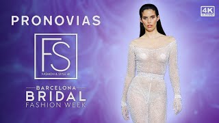 PRONOVIAS ATELIER s24 Sara Sampaio  Victoria’s Secret Angel 4K Barcelona Bridal Fashion Week [upl. by Pokorny]