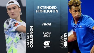 Raphael Collignon vs Calvin Hemery  FINAL Lyon 2024  ATP Highlights [upl. by Natasha]