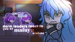 twisted wonderland dorm leaders react to yuu as mafuyu asahina  11   azlasfy ☆ [upl. by Cad]