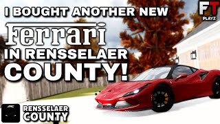 Sold my OLD Ferrari and replace a BRAND NEW Ferrari in Roblox Rensselaer County Roleplay [upl. by Halas772]