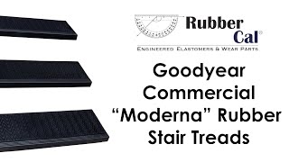 Goodyear quotCommercial Modernaquot Rubber Stair Treads [upl. by Nirot]