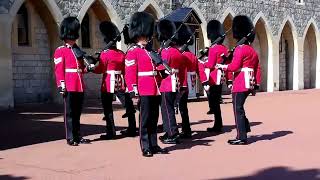 Windsor Castle Guard 10 08 2023 [upl. by Rratsal186]