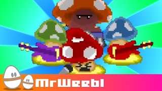 Pixel Shrooms  animated music video  MrWeebl [upl. by Wj993]