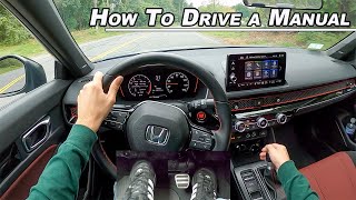 How To Drive A Manual Transmission  Rev Match  Heel Toe Downshift POV Tutorial [upl. by Gallager]