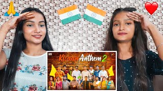 Kisaan Anthem 2  Mankirt Aulakh  Shree Brar  Various Artists  Reaction Video  Reactions Hut [upl. by Airemahs]