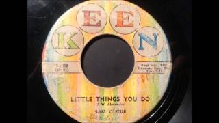 The Little Things You Do  Sam Cooke  Keen  1959 [upl. by Norok]