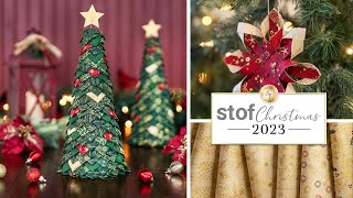 New Arrival Stof Christmas 2023  Shabby Fabrics [upl. by Eiramrefinnej]