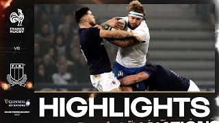 HIGHLIGHTS  🇫🇷 FRANCE V ITALY 🇮🇹  2024 GUINNESS MENS SIX NATIONS RUGBY [upl. by Oletta]