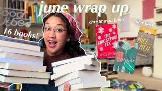 Lets talk about the 16 books I read in June⛅️🧺🍒 June 2024 reading wrap up [upl. by Bonns]