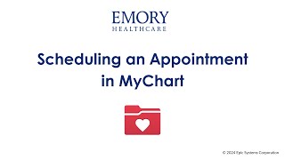 Scheduling an Appointment in MyChart [upl. by Parker655]