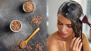 HOW TO APPLY FLAXSEED HAIR MASK FLAXSEED HAIR MASK FOR HAIR GROWTH [upl. by Etnoid]