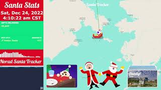 Google Santa Tracking 2022  Part 13  Recording [upl. by Dareen]