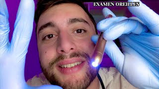 ASMR FR  Roleplay médecin des oreilles  Examen des oreilles [upl. by Mcnally]