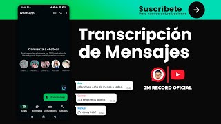 NUEVA FUNCIÓN DE WHATSAPP ✔ COMO ACTIVAR LA TRANSCRIPCIÓN DE MENSAJES ✅ MENSAJES DE VOZ A TEXTO [upl. by Eecyaj994]