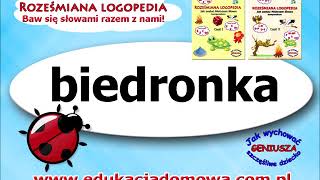 Poeta i biedronka  Wanda Chotomska  Roześmiana Logopedia poleca wiersze polskich poetów [upl. by Madea183]