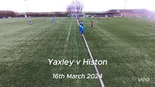 Yaxley v Histon  UCL 16032024 [upl. by Carita]